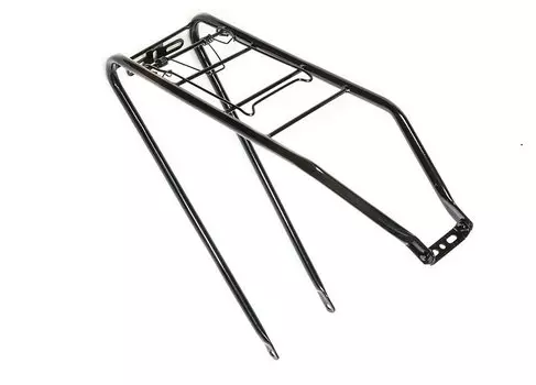 Багажник велосипедный TRIX, 28", сталь, усиленный, черный, MJ-138 black