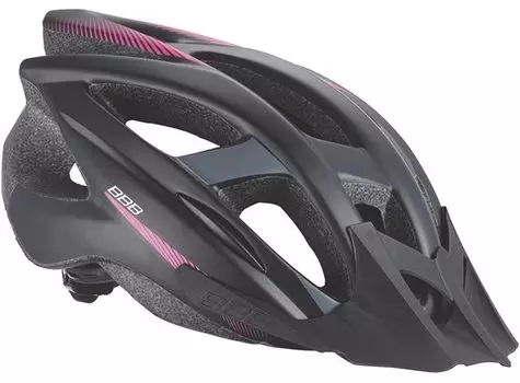 Велошлем BBB Jaya BHE-28, черный/фуксия