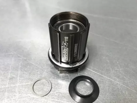 Барабан алюминиевый под втулку "Bitex"кассета Shimano 9-11 скоростей, 6 собачек, 54 зацепа.bitex_hub_shimanо