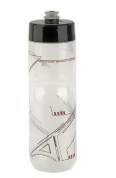 Велофляга AUTHOR AB-ScrewOn X9, 0.8 л, c большим клапаном, мягкий пластик, полупрозрачная, красный, 8-14060221