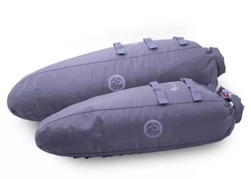 Баул велосипедный водонепроницаемый ACEPAC Saddle Drybag 16L, серый, 127325