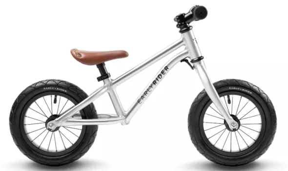 Беговел для детей Early Rider Alley Runner Urban 12", серебристый