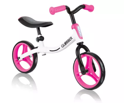 Беговел Globber GO BIKE, бело-розовый, 610-162