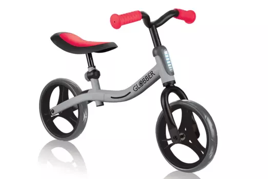 Беговел Globber GO BIKE, серо-красный, 610-192