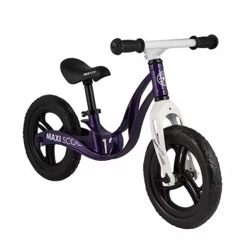 Беговел MAXISCOO Rocket Стандарт плюс, детский, колеса ЭВА 12", фиолетовый, 2021, MSC-R1207