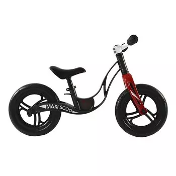 Беговел MAXISCOO Rocket Стандарт плюс, детский, колеса ЭВА 12", графит, 2022, MSC-R1216