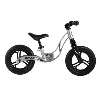 Беговел MAXISCOO Rocket Стандарт плюс, детский, колеса ЭВА 12", серебро, 2022, MSC-R1219