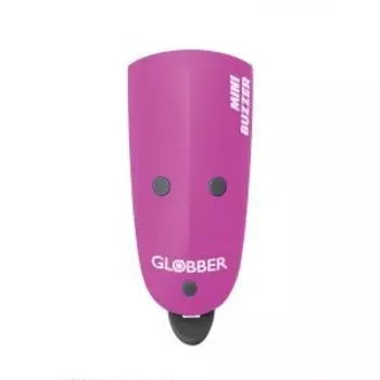 Звонок-фонарик велосипедный Globber MINI BUZZER, розовый, 530-110
