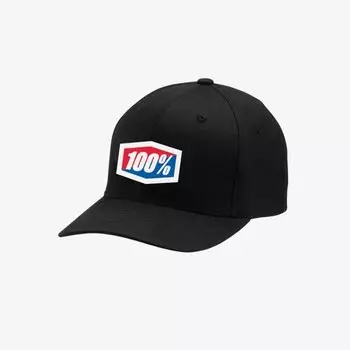 Бейсболка 100% Classic Hat Flexfit, черный 2018