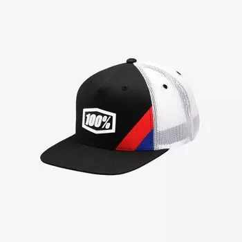 Бейсболка 100% Corpo Black&amp;White Classic Snapback Hat, 20015-001-01