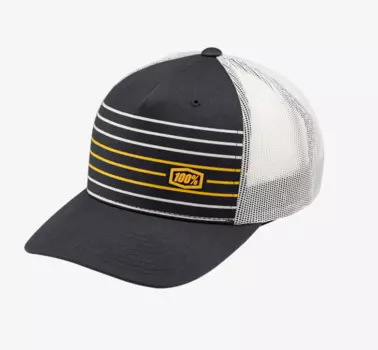 Бейсболка 100% Insurgent Snapback Hat Charcoal, универсальный размер, 20076-052-01