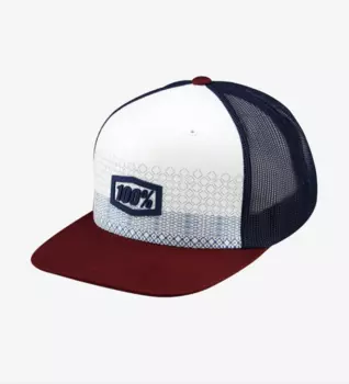 Бейсболка 100% Rollins Snapback Hat Burgundy, универсальный размер, 20074-060-01