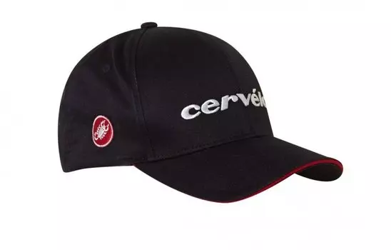 Бейсболка Cervelo E Podium Cap, черная, 196115221