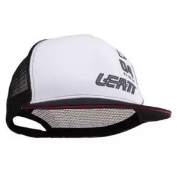 Бейсболка Leatt Trucker Cap, Black/White, 2024, 5024400130
