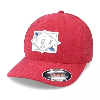 Бейсболка велосипедная Fox Burnt Flexfit Hat, chili, 2021 (Размер: S/M)