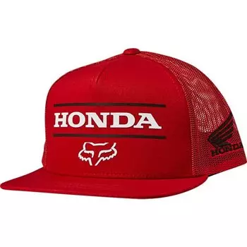 Бейсболка велосипедная FOX Honda Snapback Hat, Chili
