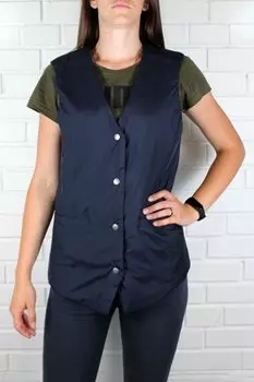 Жилет женский DIDRIKSONS SALLY WNS VEST, 999 глубокая синяя ночь, 503604