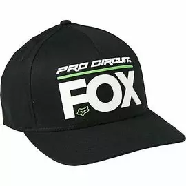 Бейсболка велосипедная Fox Pro Circuit Flexfit Hat, черный