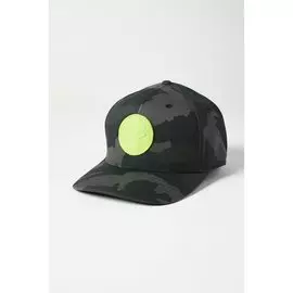 Бейсболка велосипедная Fox Session Flexfit Hat, black camo, 2021 (Размер: S/M)