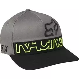 Бейсболка велосипедная Fox Skew Flexfit Hat, серый