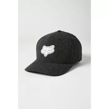Бейсболка велосипедная Fox Transposition Flexfit Hat, Black/Grey, 2021 (Размер: S/M)
