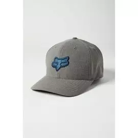 Бейсболка велосипедная Fox Transposition Flexfit Hat, GREY/BLUE, 2021 (Размер: L/XL)