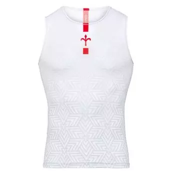 Белье нательное Wilier RESPIRO, без рукавов, белый, WL354