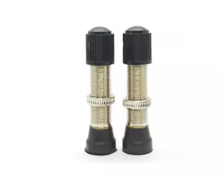 Бескамерный ниппель ColtBikes, Schrader, 40 мм, 2 шт, латунь, CBVS40B