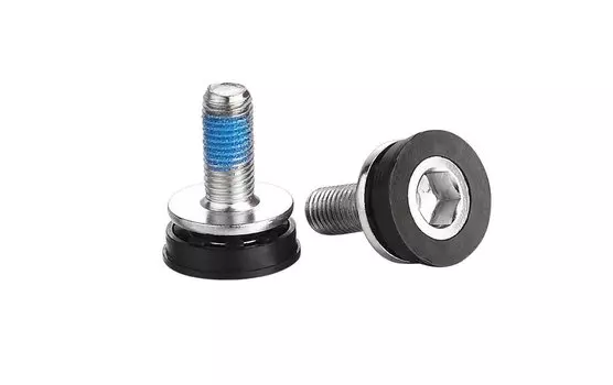 Болт велосипедный TRIX, вала каретки, M8x17мм, под шестигранник, с пыльником, серебристый, цена за 1 упаковку, BBSB81017