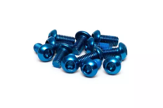Болты крепления тормозного диска A2Z, Crews ED, 12 штук, синий, Star-12-4