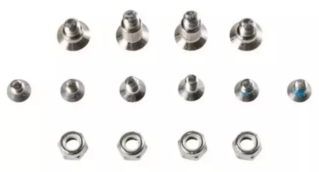 Болты наколенников Leatt Hybrid+X-Frame Bolt Kit Complete Pair, Black, OS, 2024, 4018663090