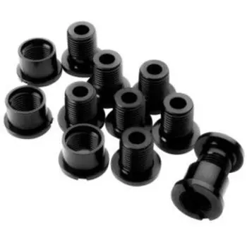 Бонки для велосипеда, Race Face М8х8.5 Alu, Black, комплект 4 шт, цвет черный, A10061