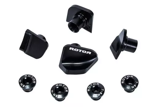 Бонки велосипедной системы Rotor Shimano Ultegra 8000 Covers Set, 110x4, чёрный, C00-000-00250A-0