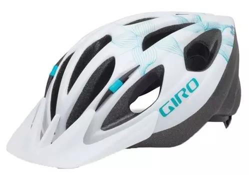 Велошлем Giro SKYLINE white/turquoise tech flowers