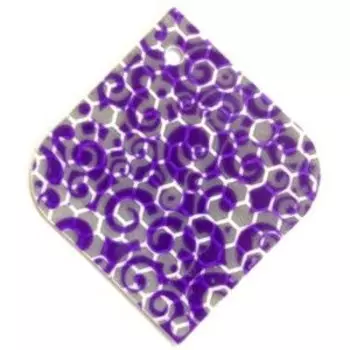 Брелок велосипедный, световозвращающий COVA™ "Узоры", 50х50мм