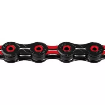Цепь KMC DLC11, 11 скоростей, 118 звеньев, черно-красный, BD11BR118