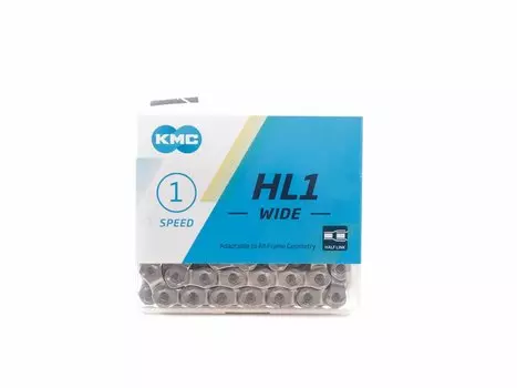 Цепь KMC HL710, 1 скорость, 1/2"х1/8", 100 звеньев, Silver, BXHL7S04