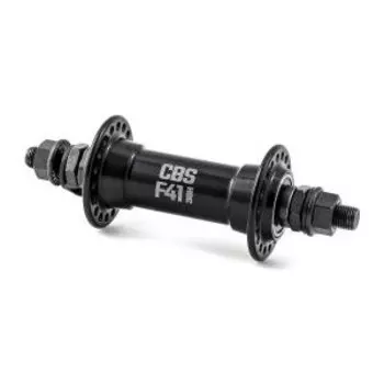 Втулка велосипедная CBS 41 NUT, передняя, 36H, промподшипник, гайка, чёрный, CBSFB20136NUT