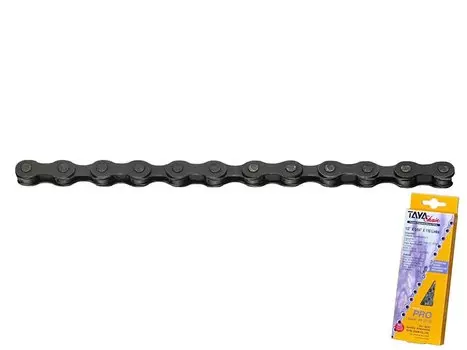Цепь TAYA TB-408, 5-6 скоростей, 1/2"x3/32", 116L, чёрный, аналог KMC Z33, ТВ-408