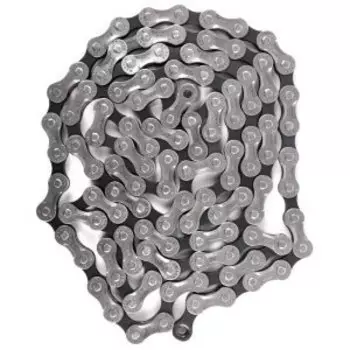 Цепь Vinca Sport 7 ск., 1/2"X3/32"Х116, серебристо-черная, VCN 7S silver