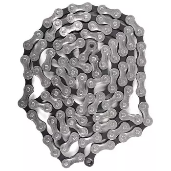 Цепь Vinca Sport 7 ск., 1/2"X3/32"Х116, серебристо-черная, VCN 7S silver