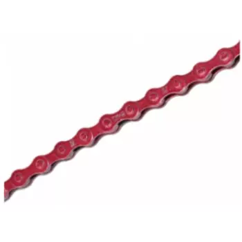 Цепь велосипедная KMC S1, 1 скорость, количество звеньев 112, красная, S1 (red)