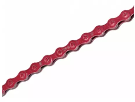 Цепь велосипедная KMC S1, 1 скорость, количество звеньев 112, красная, S1 (red)