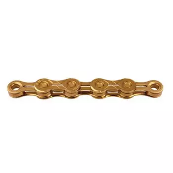Цепь велосипедная KMC X10EL Ti-N Gold, 10 скоростей, 114L, BX10ELT14