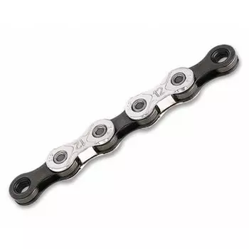 Цепь велосипедная KMC - X12, 1/2'' x 11/128'', 126 звеньев, черно/серебряная, BX12NB118