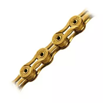 Цепь велосипедная KMC X9SL, 9скоростей, 114L, Gold, BX09SLT14