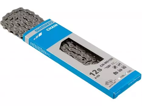 Цепь велосипедная Shimano, CN-M6100, 128L, KCNM6100128Q, AN1577-128 oem