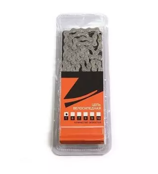 Цепь велосипедная SLC P410, тормозная, 112 звеньев, с замком, звено 8,7 мм, 1 скорость, FWD320100-CLS