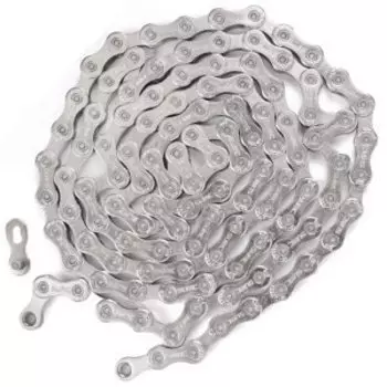 Цепь велосипедная SUMC S10, 10 ск, 116 звеньев, 1/2*11/128, серебро, S 10 silver (10)