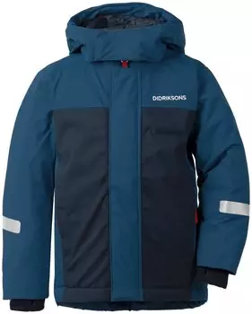 Куртка детская Didriksons MIRAZ KIDS JACKET, синий ураган, 502650 (Размер: 100)